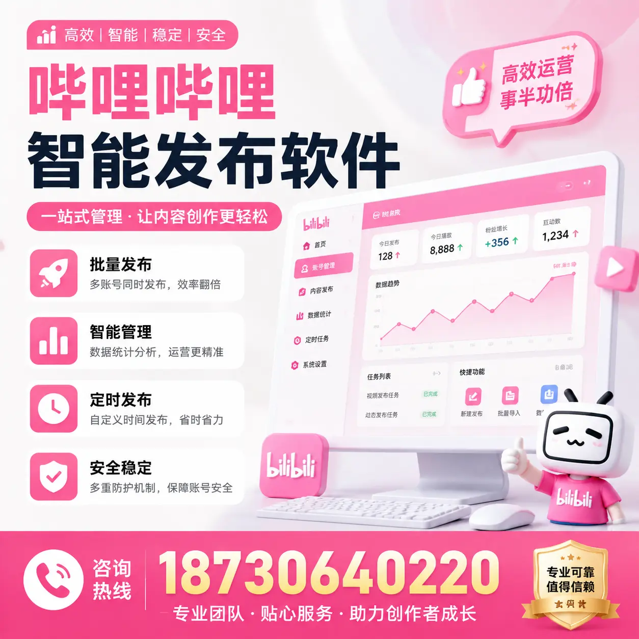 如何评估哔哩哔哩智能发布软件的ROI？洛阳 企业必读