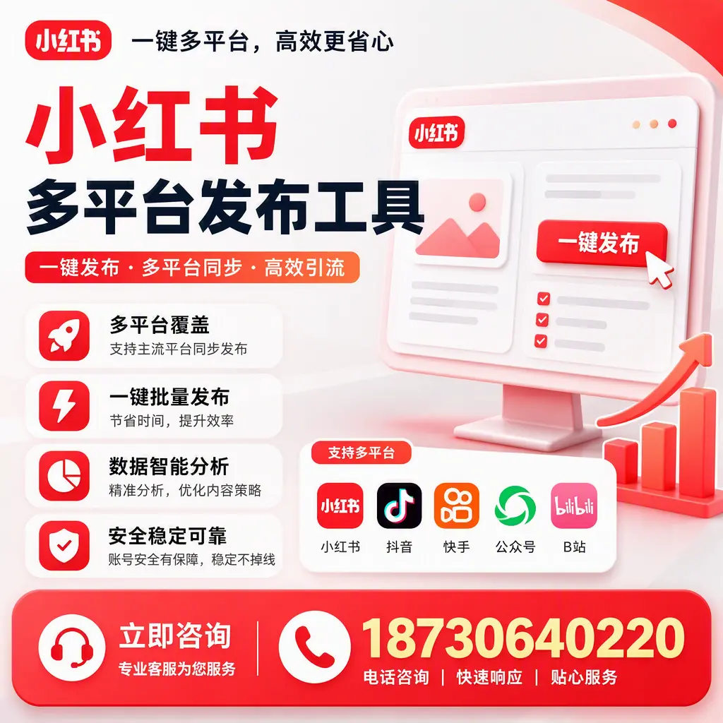 小红书多平台发布工具在 洛阳 的应用与优势解析